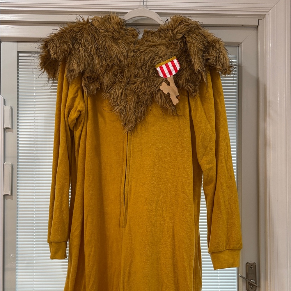 Lion Costume Onesie with Mane